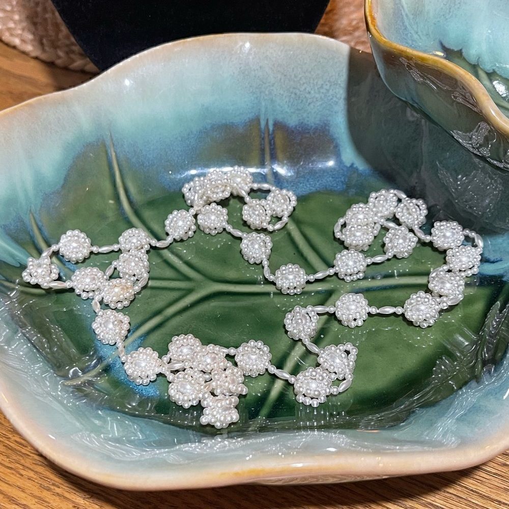 Vintage Faux Pearl Necklace 